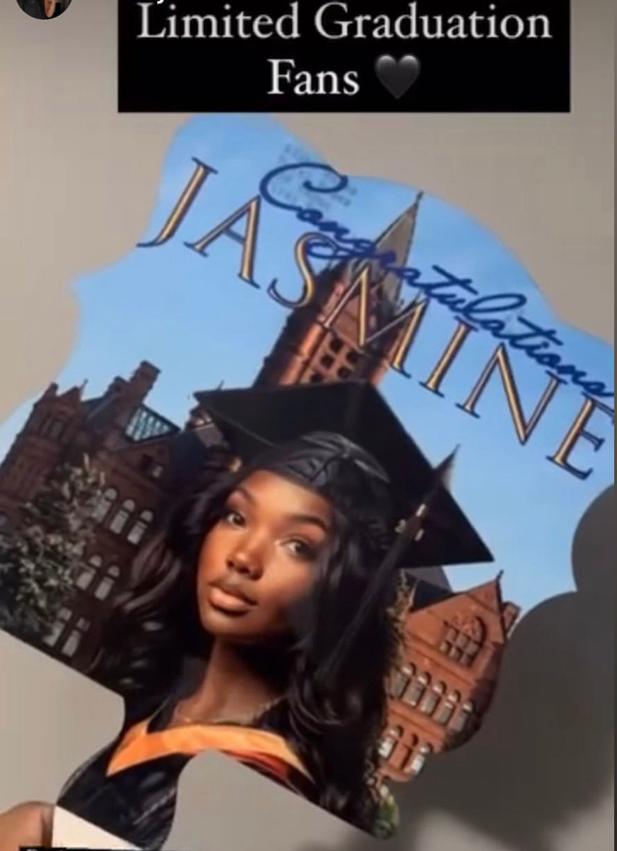 Acrylic Graduation Fan (4 pack)