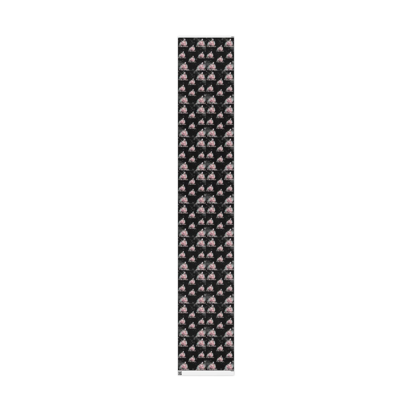 Polar Express (Black & Pink) Christmas Wrapping Paper