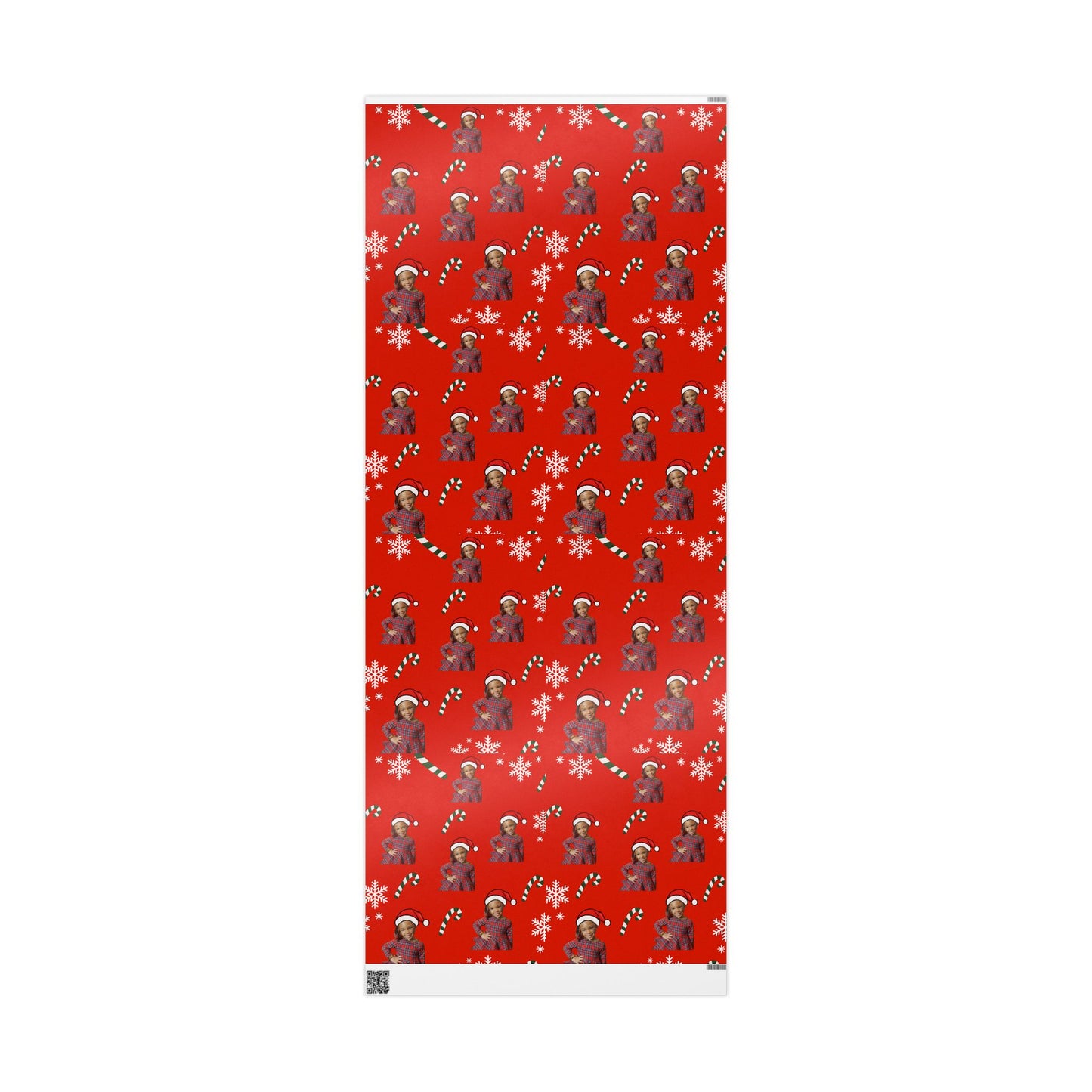 Custom Santa Face Christmas Wrapping Paper
