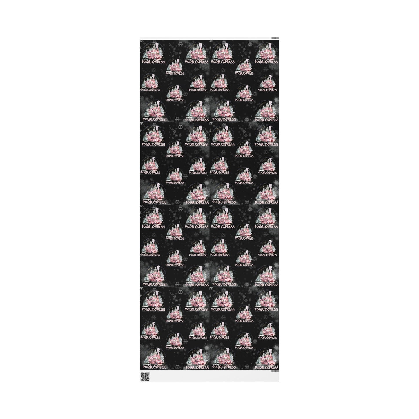 Polar Express (Black & Pink) Christmas Wrapping Paper