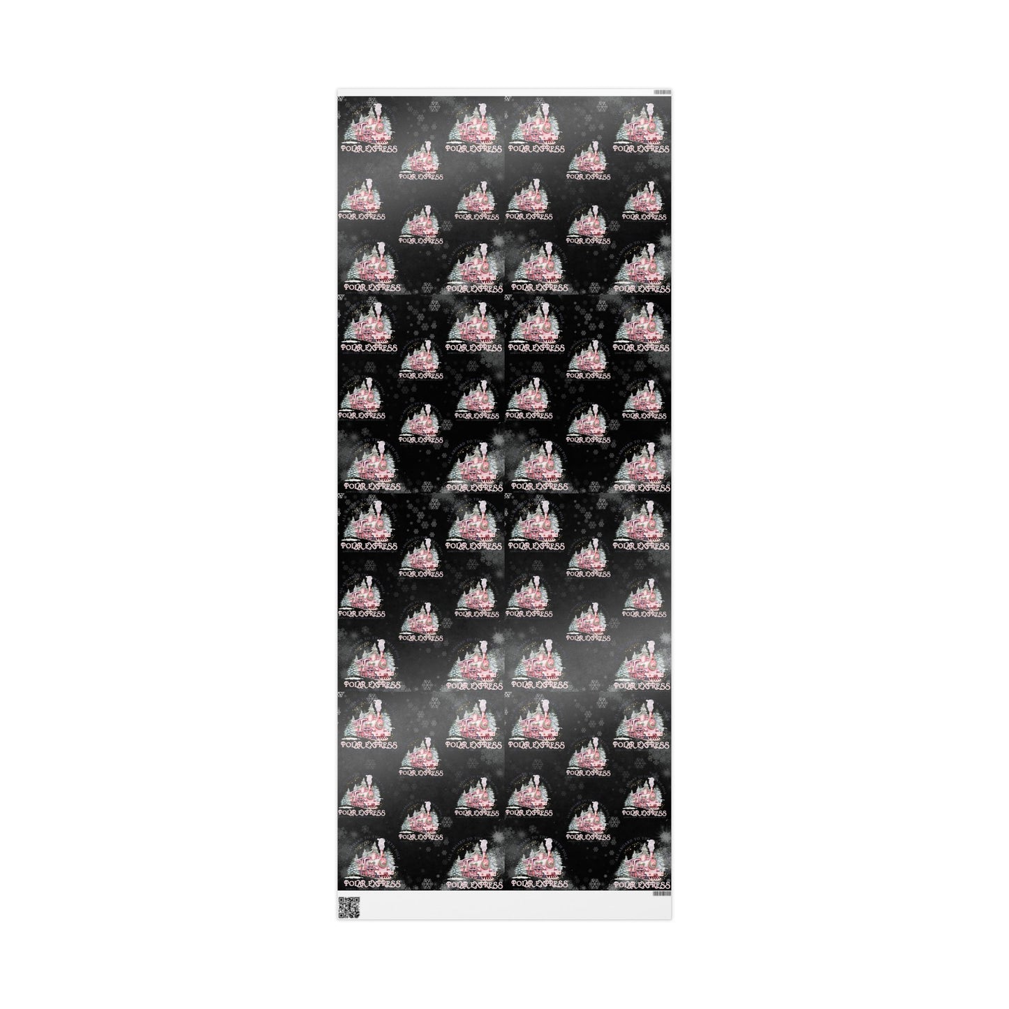 Polar Express (Black & Pink) Christmas Wrapping Paper