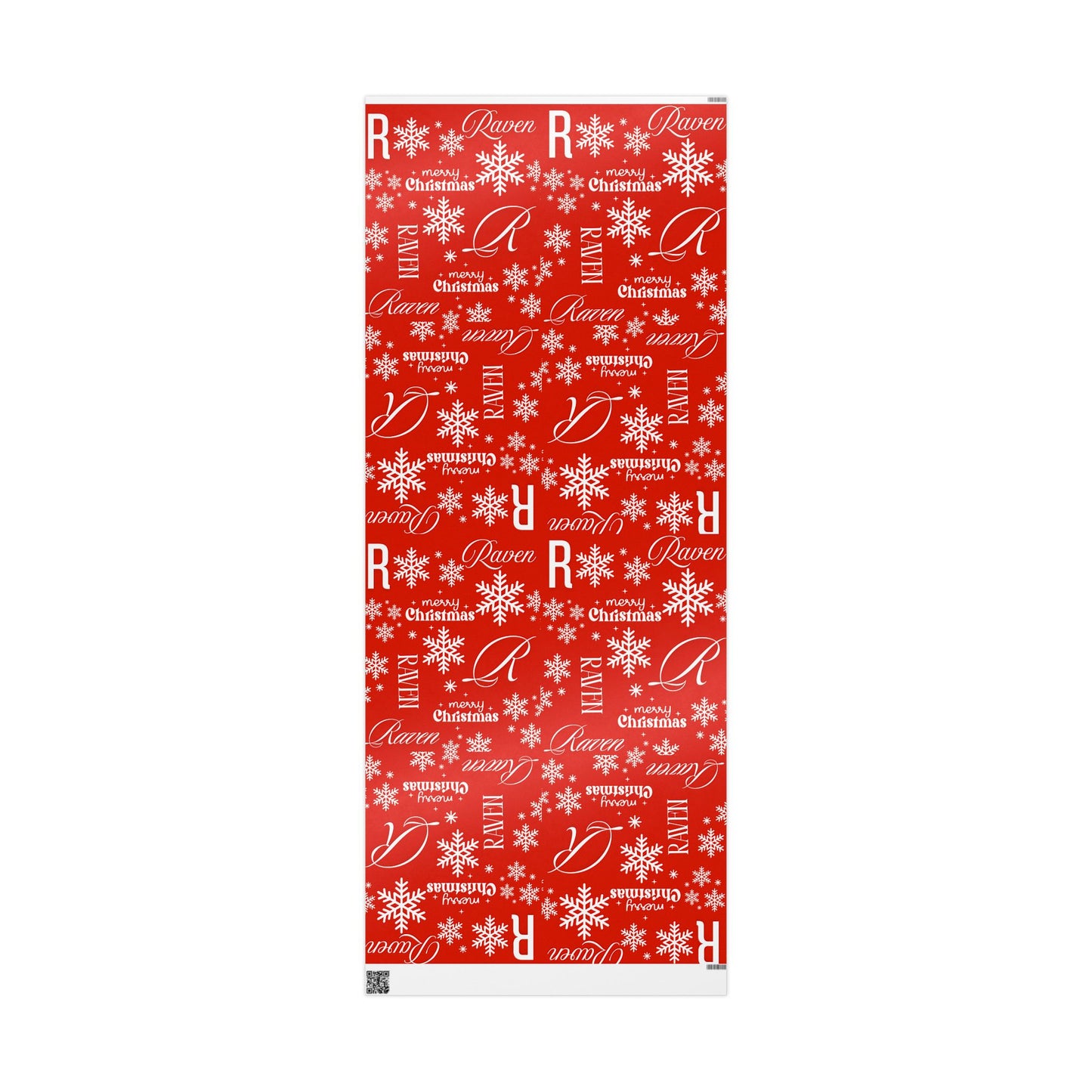 Custom Name Christmas Wrapping Paper
