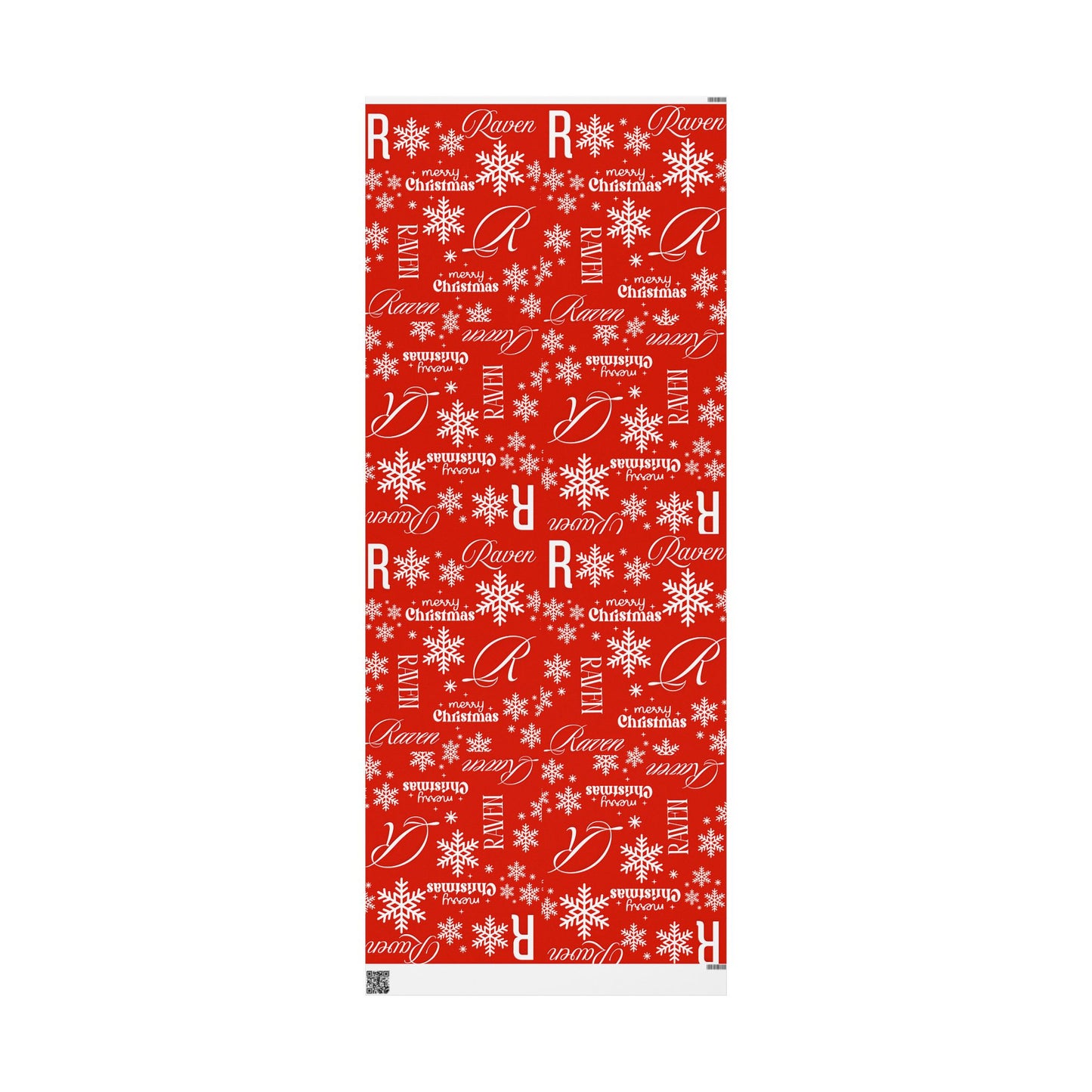Custom Name Christmas Wrapping Paper