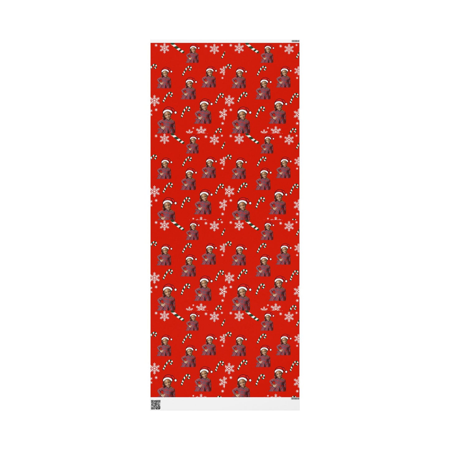 Custom Santa Face Christmas Wrapping Paper
