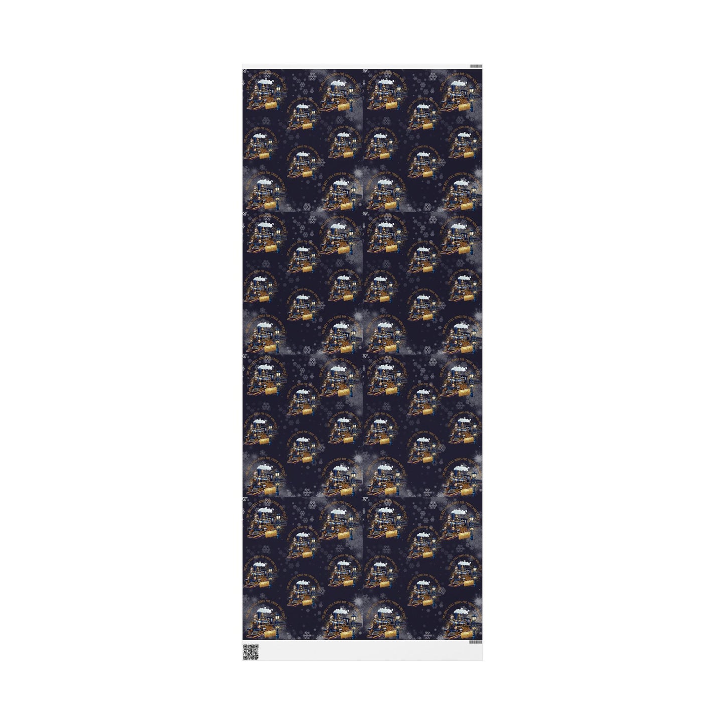 Polar Express (Navy Blue) Christmas Wrapping Paper